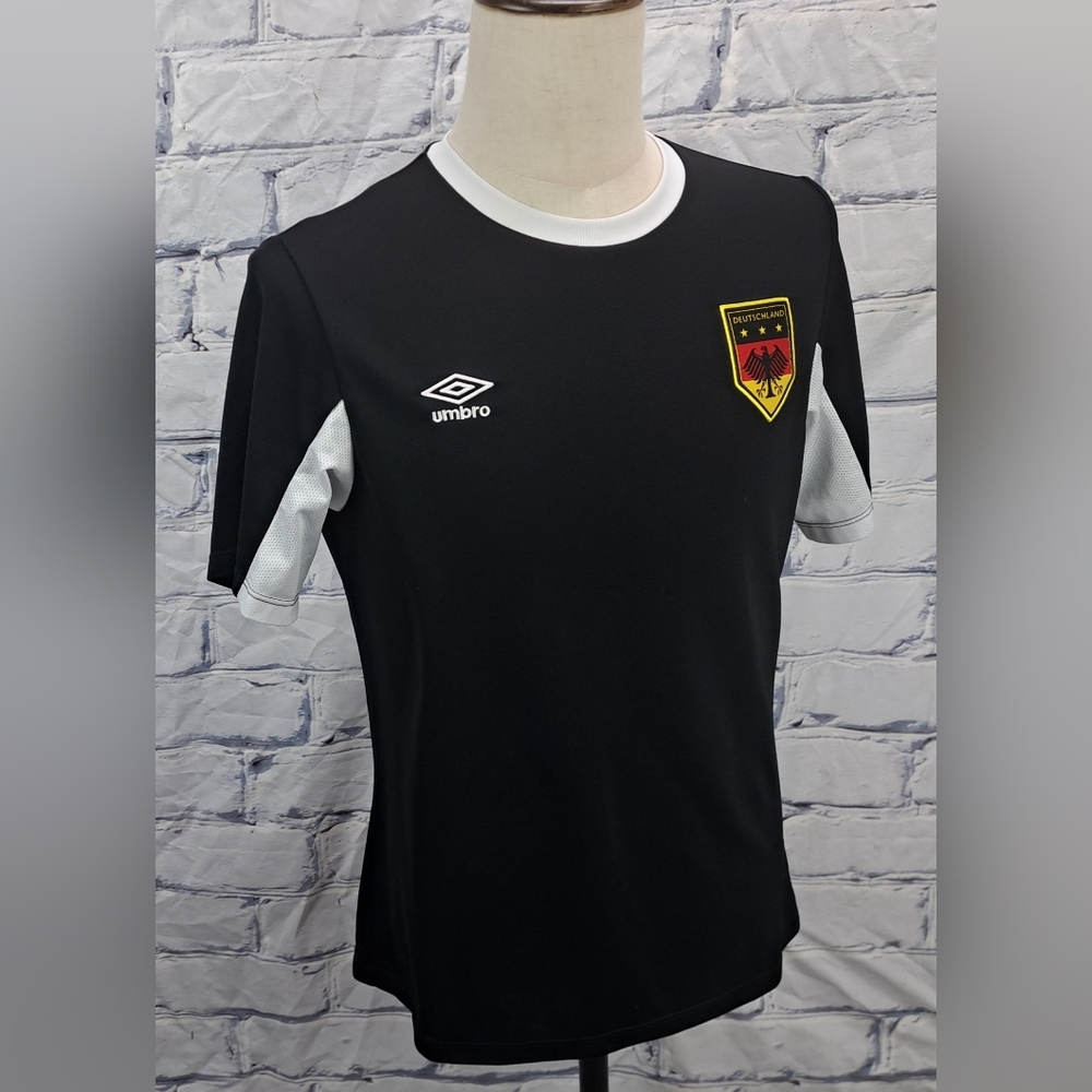 Umbro Men's Soccer Jersey Germany Deutschland Football Tee T-Shirt S/S Small - Picture 6 of 13